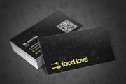 Food Love Business Cards, a Business Card Template by Rafael Oliveira (Thumbnail 2 of 5)
