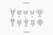 Geometric Vector Animals, an Animal Illustration by Publiworks (Thumbnail 6 of 6)