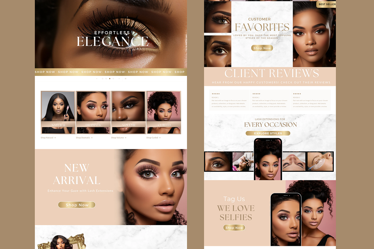 NUDE Beauty Shopify 2.0 Theme, a Shopify Template by Foedesigner (Photo 8 of 10)