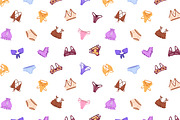 Female lingerie set + backgrounds, an Object Illustration by PaperTrident (Thumbnail 10 of 10)