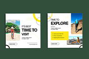 Travel Social Media Post Layout, a Social Media Template by ContestDesign (Thumbnail 5 of 6)