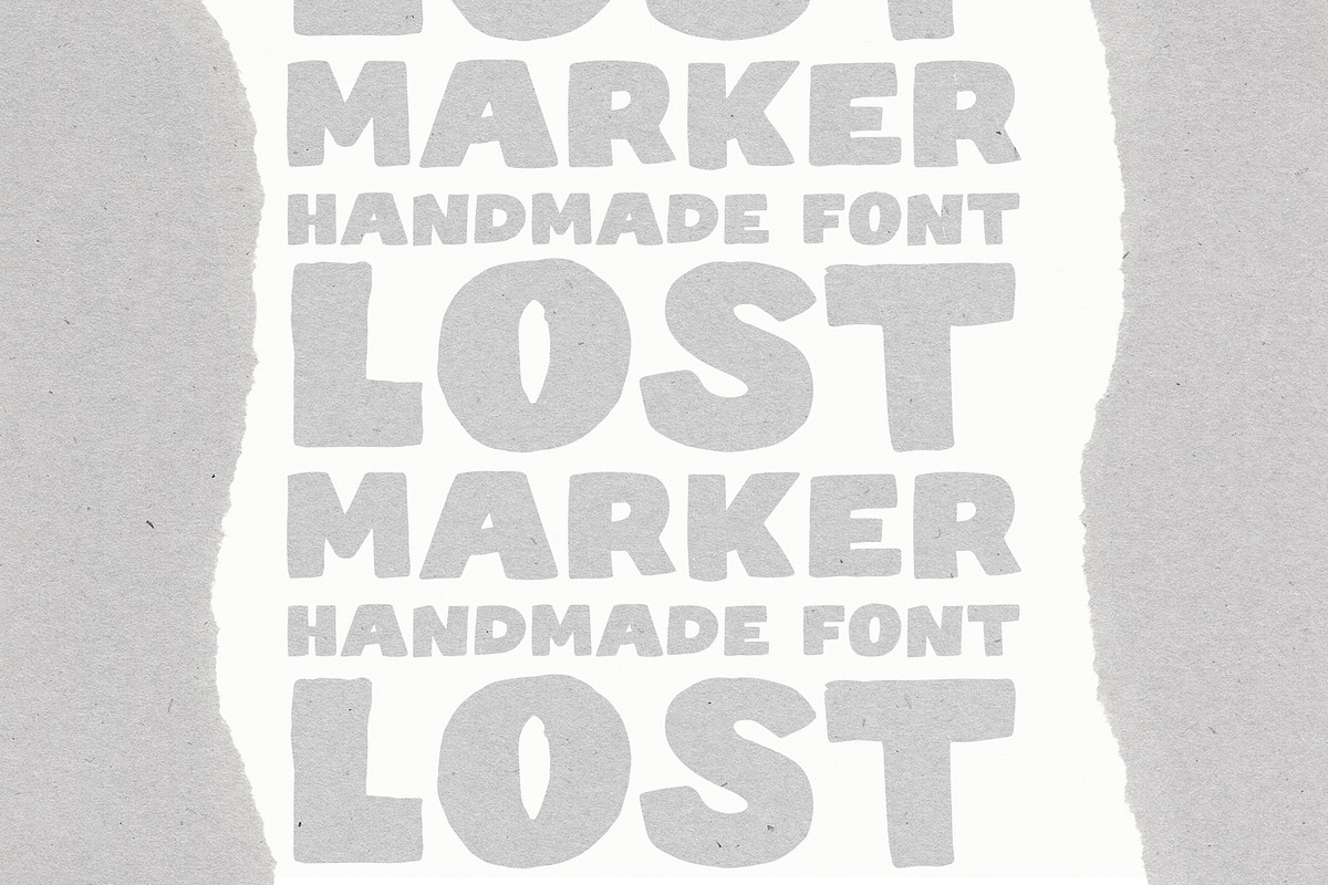 Lost Marker - Handwritten Font Duo, a Handwritten Font by Visual Blends (Photo 2 of 5)