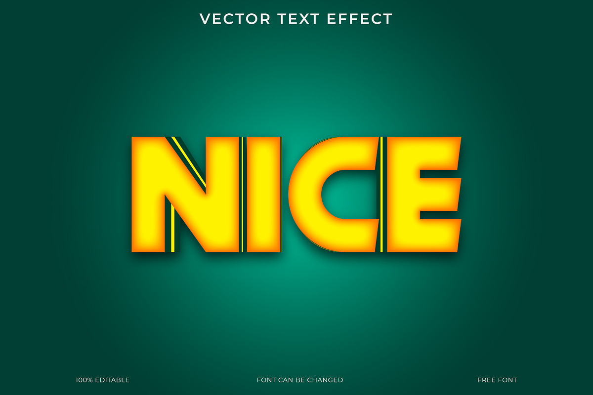 Modern 3D Text Effect Vector, an Action Add-On by Imamul001