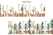 Forest animals watercolor, an Animal Illustration by Marina Ermakova (Thumbnail 11 of 13)