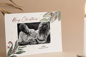 Christmas Card Template CD344