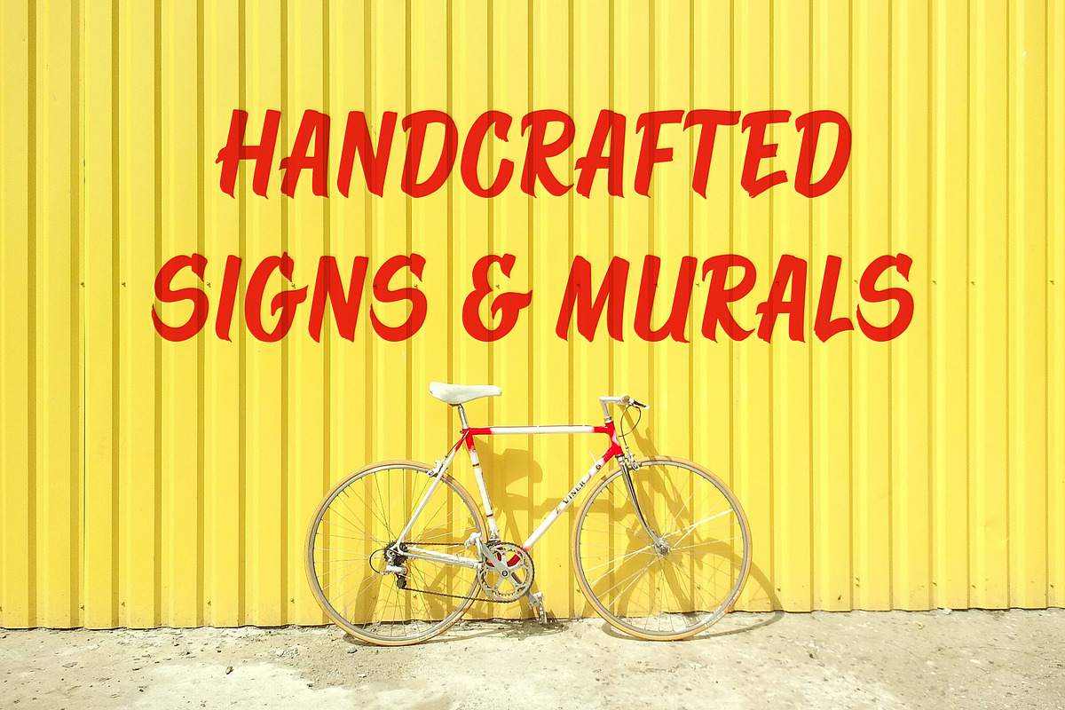 Sign Painter, a Handwritten Font by Type and Graphics Studio (Photo 5 of 16)