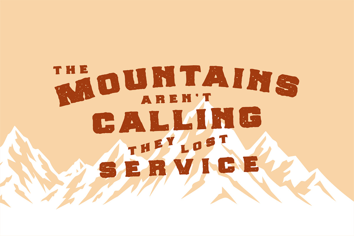 Lost Creek, a Serif Font by Dead Moose Studio (Photo 8 of 11)
