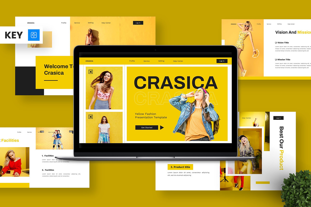 Crasica - Yellow Fashion Keynote