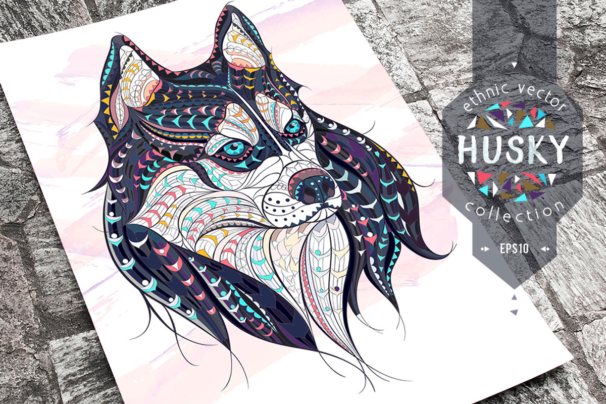 Ethnic Collection: Husky, an Animal Illustration by ArtoJoy (Photo 1 of 5)