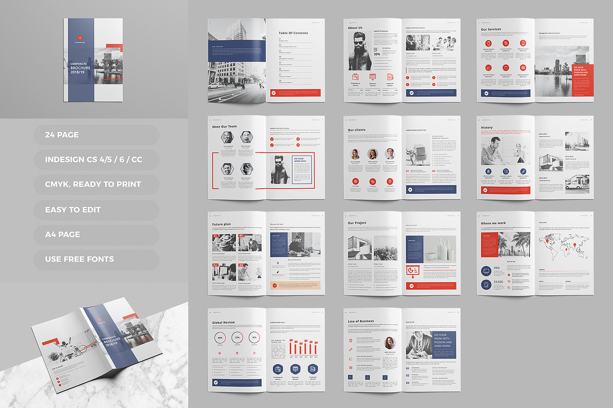 Corporate Brochure 2020, a Brochure Template by Tanber Hossen (Photo 2 of 14)