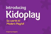 Kidoplay – Playful Kids Display Font, a Sans Serif Font by PickyPicks (Thumbnail 1 of 10)