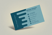 Abstract Business Card Design, a Business Card Template by Kseniya-Omega (Thumbnail 4 of 4)