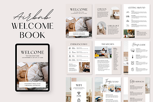 Airbnb Welcome Book Template, a Magazine Template by ShopRShop