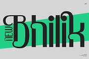 Bhilik - Display Font, a Sans Serif Font by Khoir (Thumbnail 1 of 11)
