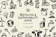 ECO LIVING & RECYCLING illustrations, a Decorative Illustration by Crocus Paperi (Thumbnail 1 of 4)
