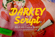 Darkey - Bold Font Duo, a Script Font by Bale Type (Thumbnail 1 of 9)