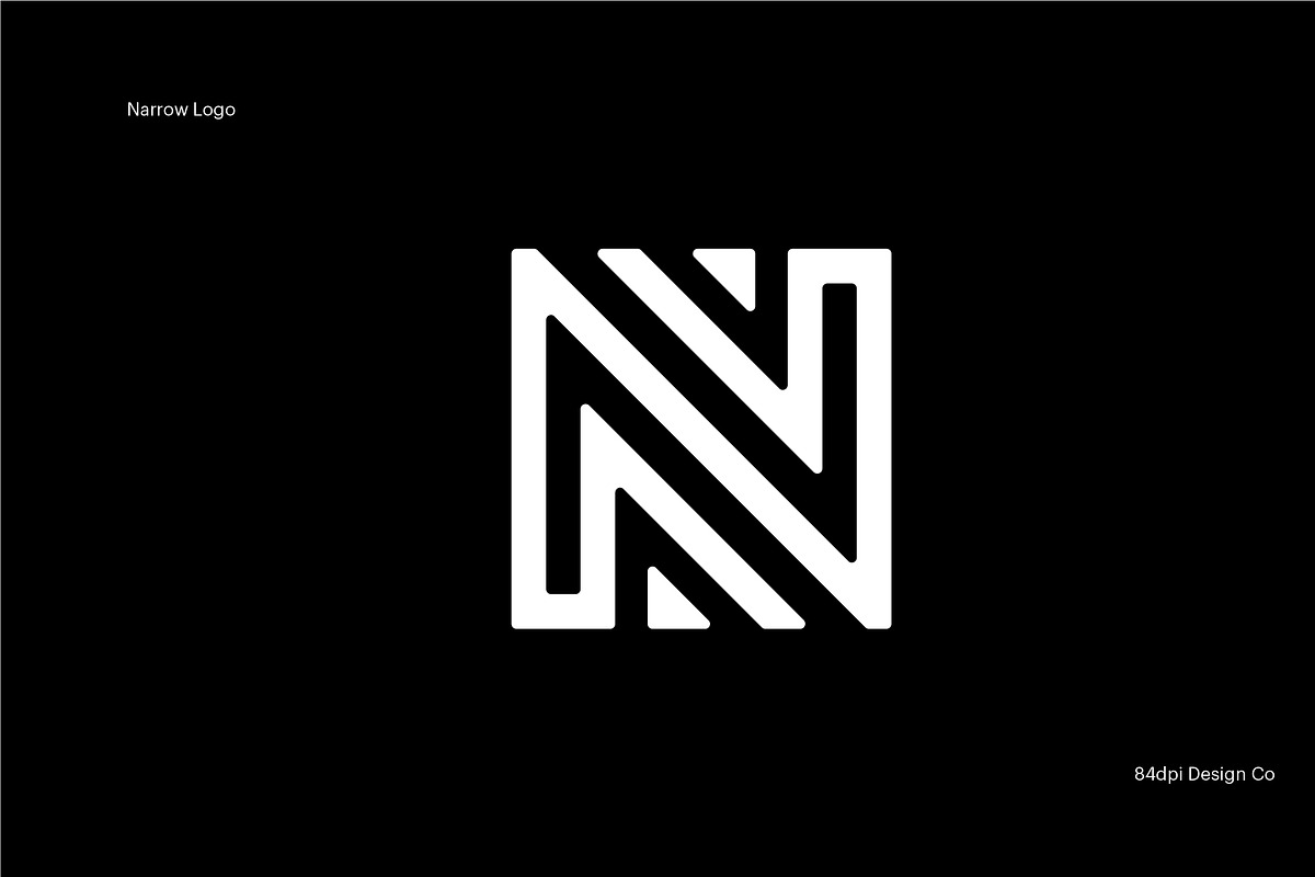 N is for Narrow Logo, a Branding & Logo Template by Design Union Mx