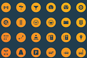 Cars & Transport Glyph Icons, an Icon by brandcut (Thumbnail 3 of 4)