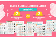 Lettering Alphabet Workbooks, a Brush Add-On by Shoutbam (Thumbnail 4 of 4)