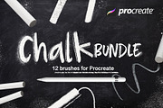 Chalk bundle for Procreate, a Brush Add-On by Eliza Moreno Illustration (Thumbnail 1 of 5)