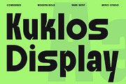 Kuklos – Bold Display Font, a Sans Serif Font by MERCI STUDIO (Thumbnail 7 of 8)