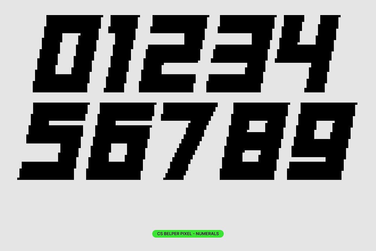 CS Belper Pixel, a Sans Serif Font by Craft Supply Co. (Photo 5 of 8)