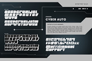 Cyber Auto, a Symbol Font by Ditatype (Thumbnail 9 of 10)
