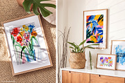 Bright Colorful Watercolor PRINTS, a Background Graphic by lerinartstudio (Thumbnail 2 of 11)