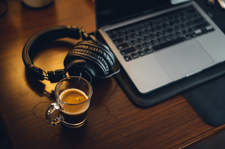 hot coffee on desk at home, a Food & Drink Photo by Art Rachen