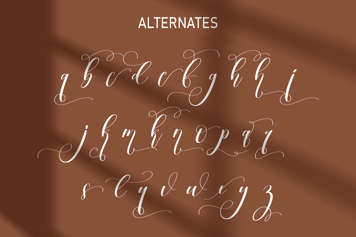 Angellina | Script font, a Script Font by Scratchones (Photo 7 of 8)