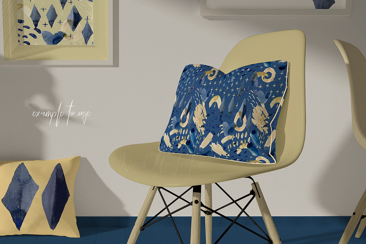 Pillows mockup, a Print Template by ⚞ Kind Illustration ⚟ (Photo 7 of 8)