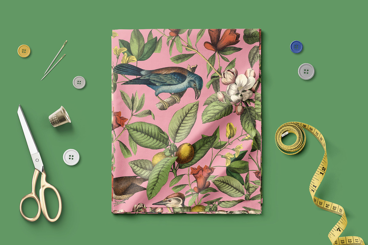Bird's Garden - Vintage Pattern, a Pattern Graphic by Graphic Goods (Photo 6 of 9)