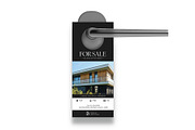 Real Estate Door Hanger Template, a Flyer Template by BrandPacks (Thumbnail 2 of 6)