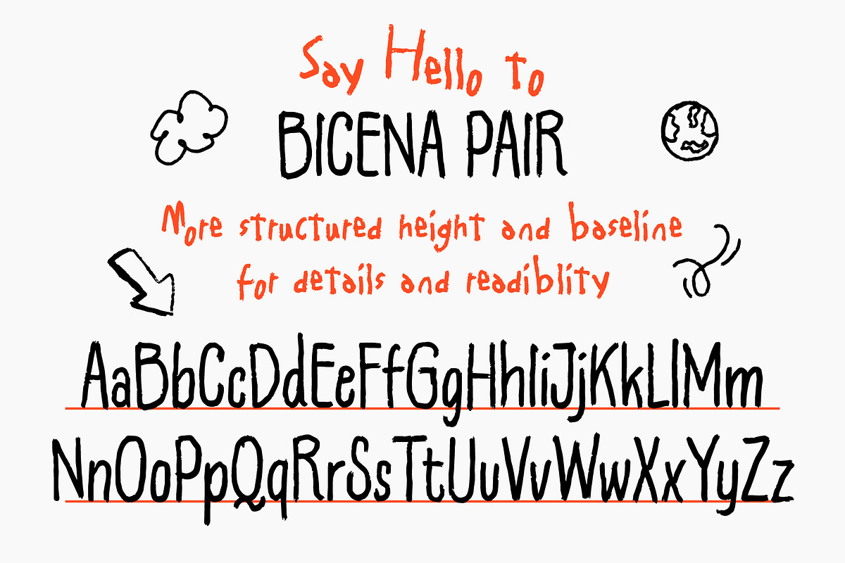 Bicena - Kid's Handwriting, a Handwritten Font by Adam Fathony (Photo 3 of 16)