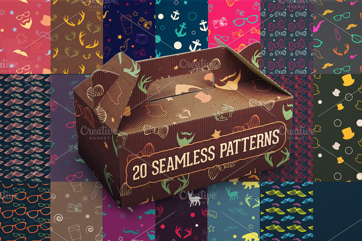 HipsterBox, an Illustration by Layerform Design Co. (Photo 2 of 4)
