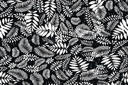 monochromatic black white flowers, a Pattern Graphic by AAN Seamless Shop (Thumbnail 2 of 2)
