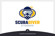 Scuba Diver Logo Template, a Branding & Logo Template by LOGOMAGINE (Thumbnail 7 of 16)