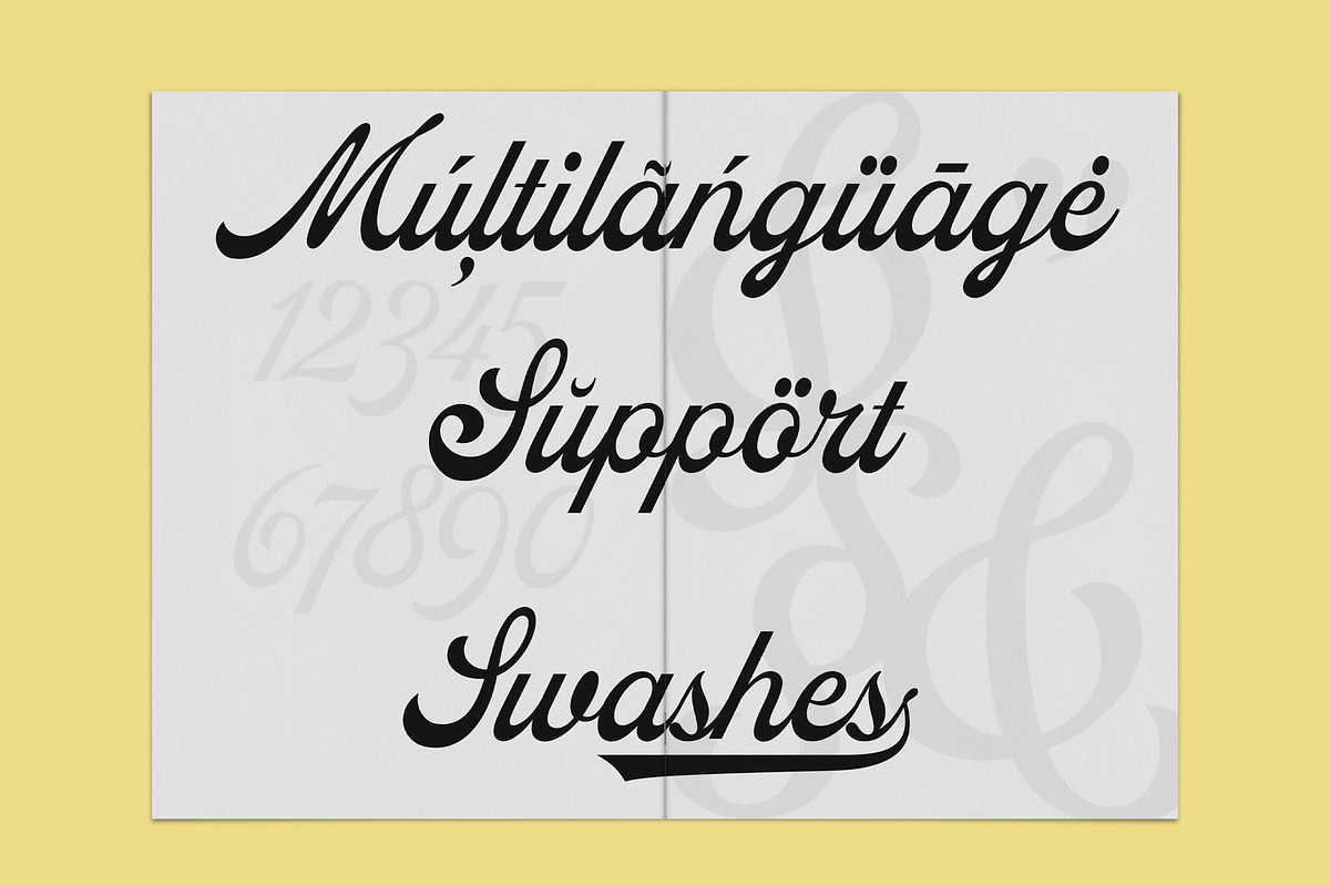 ED Forheim - Vintage Script, a Script Font by Emyself Design (Photo 10 of 12)