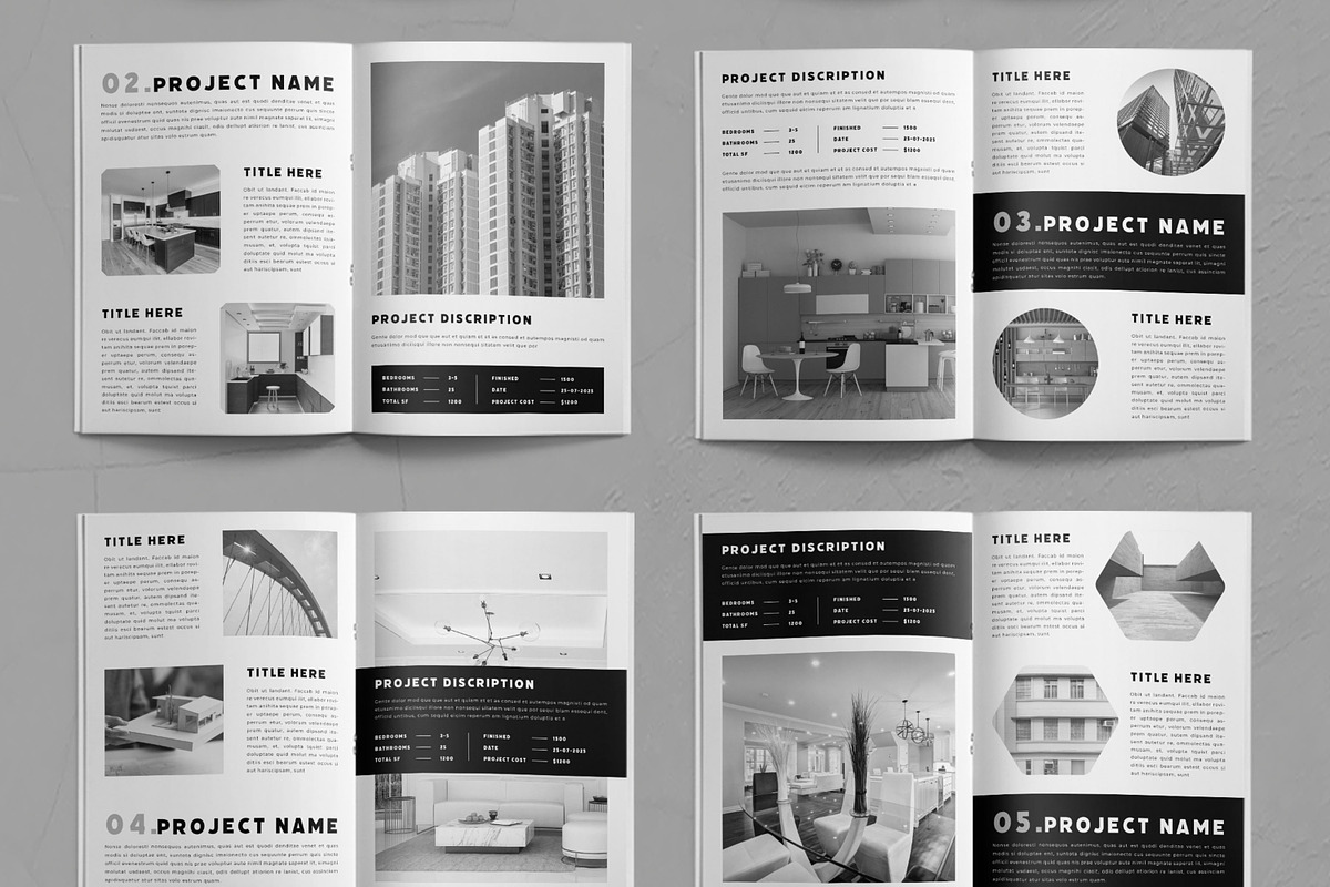 Architecture Portfolio Layout, a Brochure Template by ContestDesign (Photo 3 of 3)
