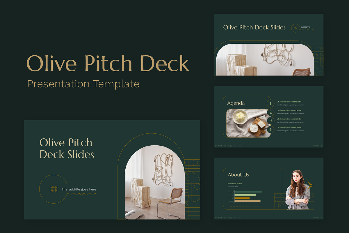 Olive Keynote Template, a Presentation Template by chio.design - Khalay Chio (Photo 2 of 7)