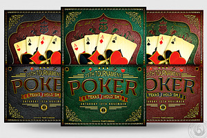 Poker Tournament Flyer Template