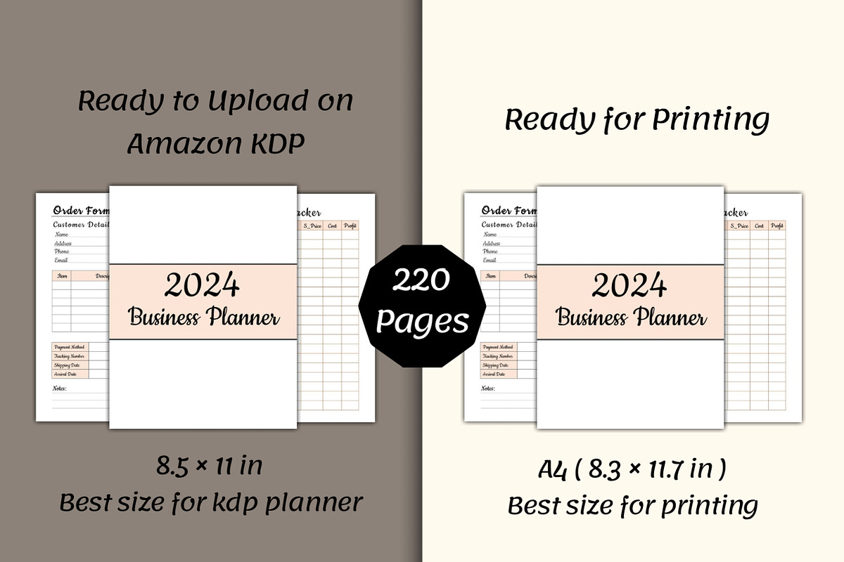 Small Business Planner Template, a Templates & Theme by POC Digital (Photo 3 of 6)