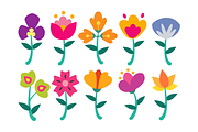 60 Flat Flower Vectors, a Graphic by judayartworks (Thumbnail 4 of 7)