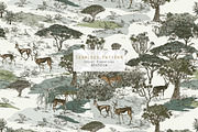 Safari. Seamless Patterns + Panorama, a Pattern Graphic by Irina Dolgikh (Thumbnail 6 of 21)