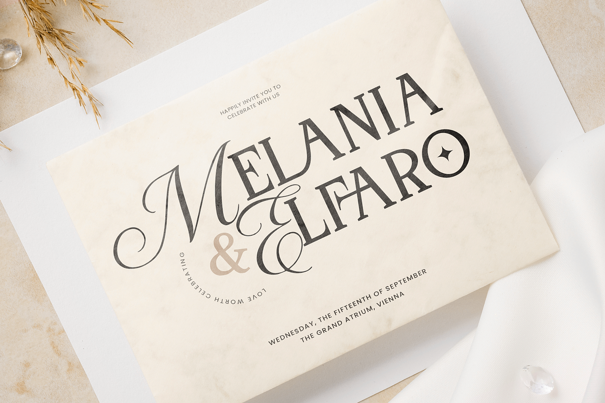 Endless Love - Romantic Font, a Serif Font by Umitype (Photo 4 of 8)
