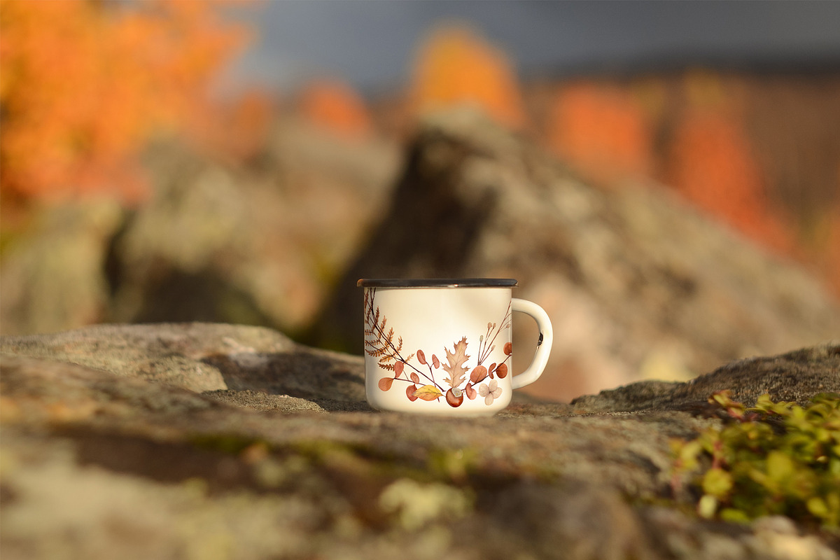 Camping Mug Photo Mockups Set, a Cups & Container Mockup by NataliArkushArt (Photo 5 of 8)