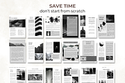 50 Pages Newsletter Canva Template, a Print Template by Digital By Nikoleta (Thumbnail 3 of 10)