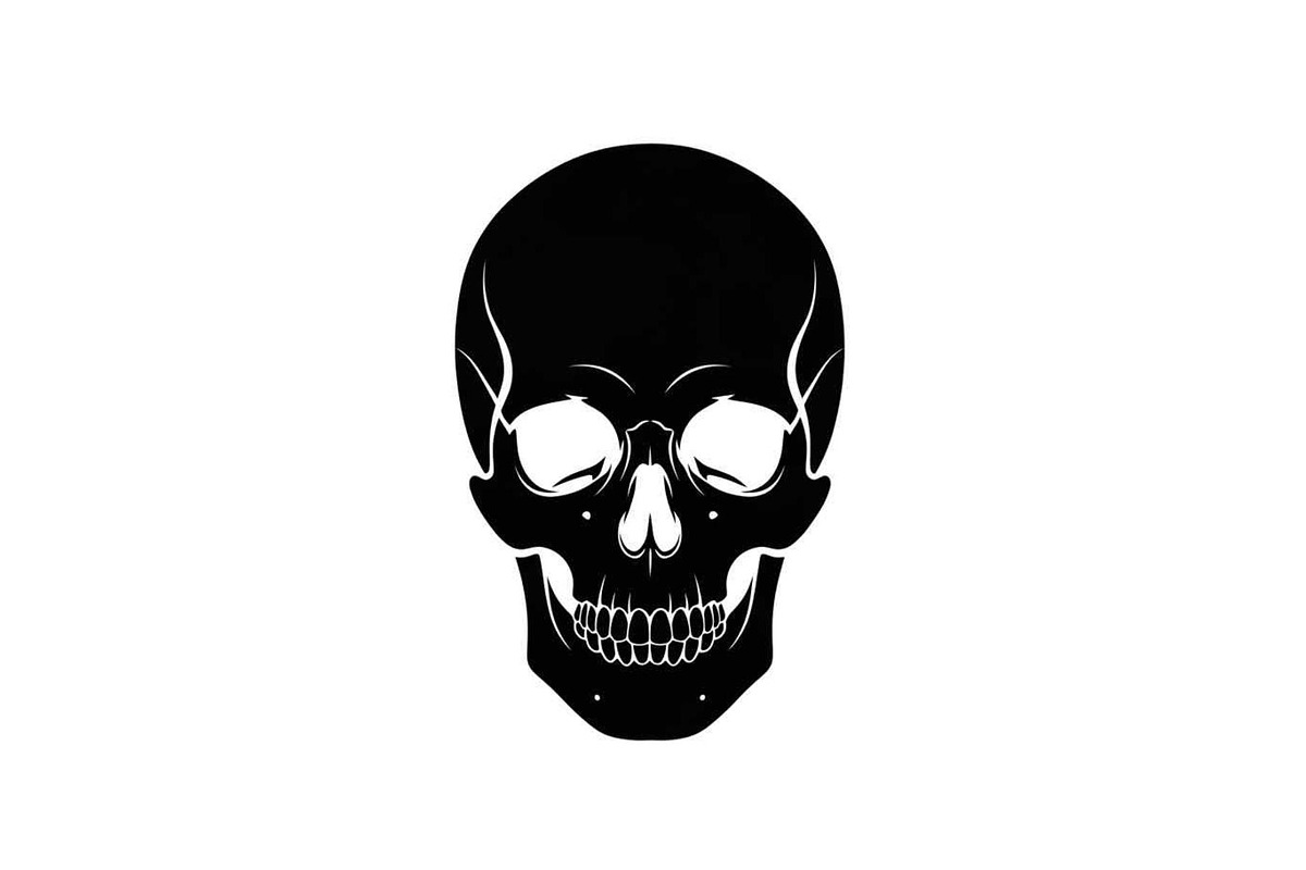 50 Skull Head Silhouette Vector Bund, an Illustration by Creativeshirt (Photo 29 of 51)