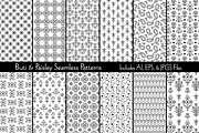 Buti & Paisley Seamless Patterns, a Pattern Graphic by Melissa Held Designs (Thumbnail 1 of 2)
