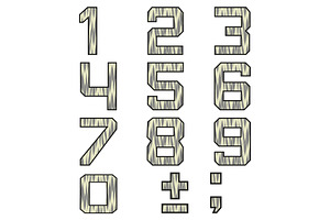 Set numbers, a Duotone Icon by RODINA